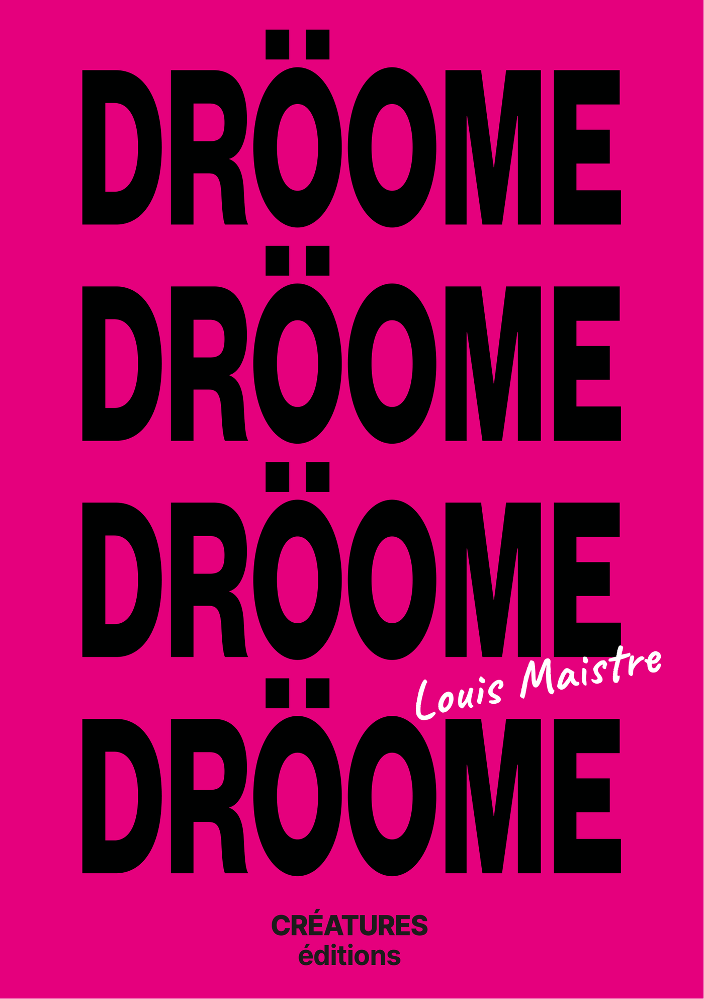 Dröome — première de couverture (à plat)